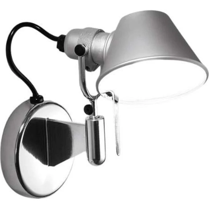 Artemide Tolomeo Micro Faretto Aplique LED de Aluminio, 20 cm