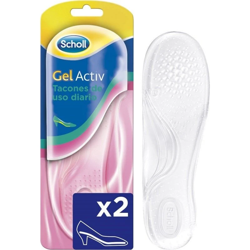 Scholl Plantilla Gel Activ Tacón Uso Diario (Talla 35-40.5)