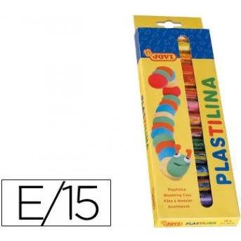 Jovi Plastilina Estuche 15 Barras 15g Colores Surtidos