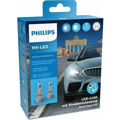 Philips Ultinon Pro6000 H4 LED - Kit de Conversión Homologado