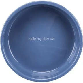 Trixie Comedero Cerámica Hocico Corto Azul Claro/Blanco x2