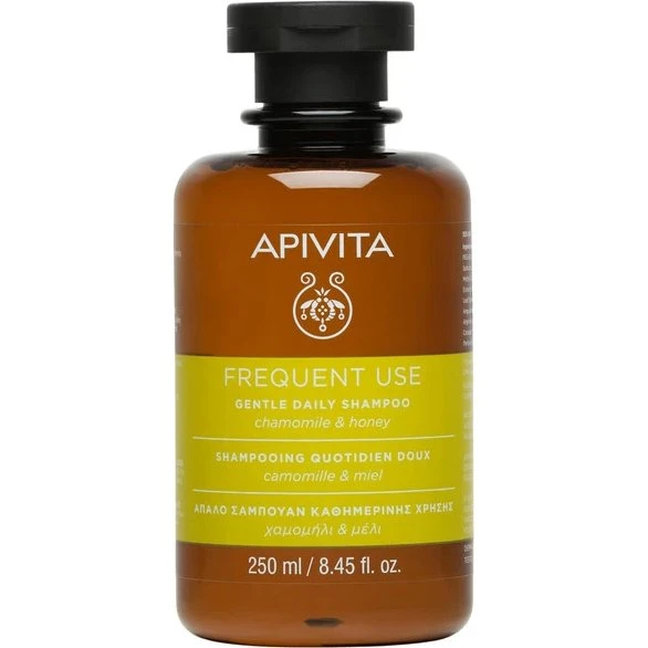 Apivita Champú de Manzanilla y Miel para Todo Tipo de Cabello, 250 ml
