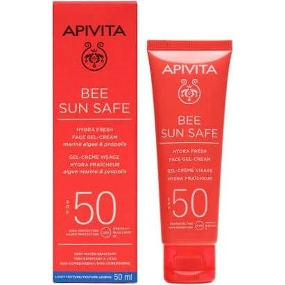 Apivita Bee Sun Safe Crema-gel Protectora Solar SPF50, 50 ml
