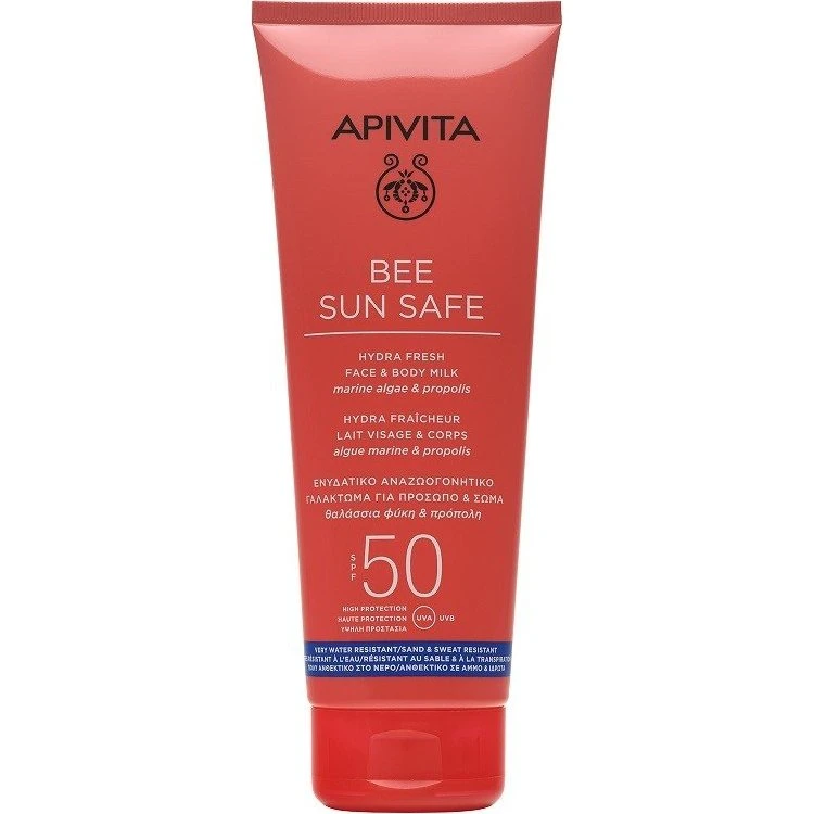Apivita Bee Sun Safe Hydra Fresh Leche Facial y Corporal SPF50 200ml