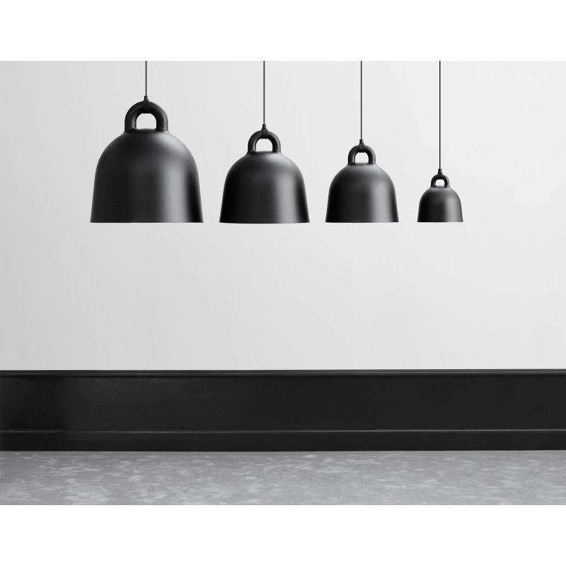 Normann Copenhagen Lámpara Colgante Bell Mediana Negro