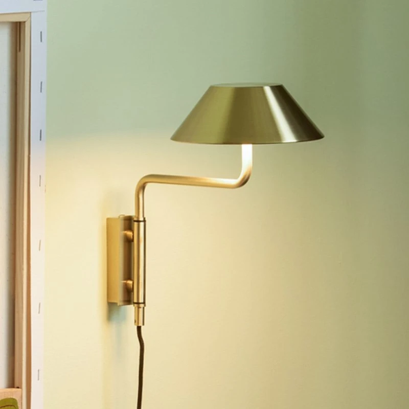Hübsch Aplique de pared LED COVER latón 30 cm