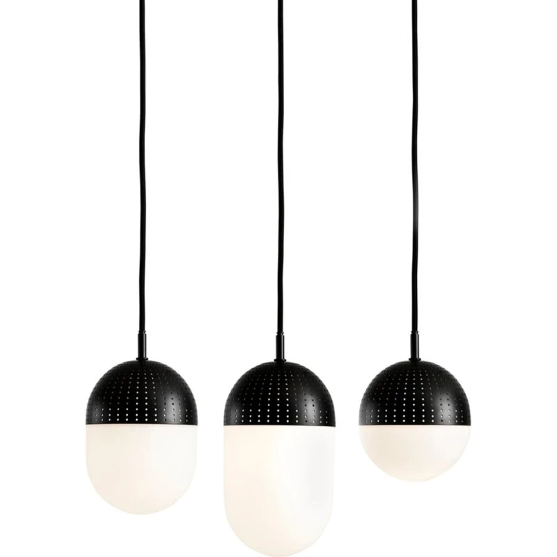 Woud Lámpara Colgante Dot S Sort/Opal