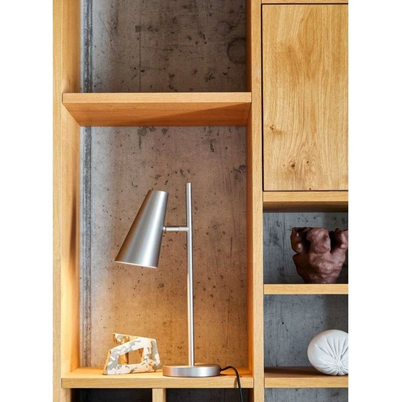 Woud Lámpara de Sobremesa Cono Satin en Metal