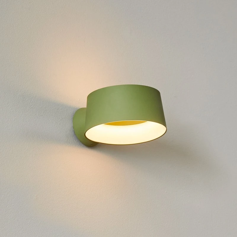 Loom Design Aplique de Pared Cookie Green - Aluminio Circular