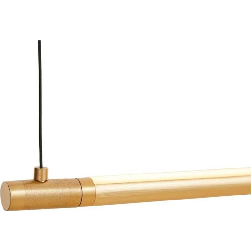 Lámpara colgante LOOM DESIGN Straw 200 dorada - Aluminio
