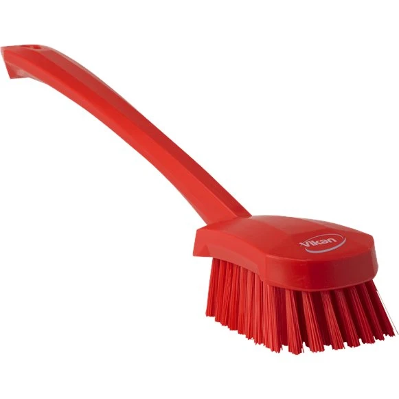 Vikan 41864 Cepillo Mano Mango Largo Rojo