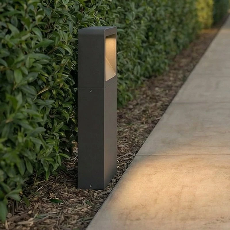 Lucande Lámpara de Pared LED Leya Antracita IP54 - 35 cm