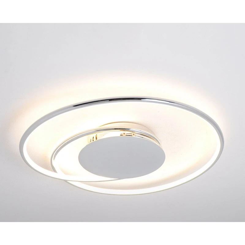 Lindby Joline Lámpara LED de Techo Cromada Ø 45 cm