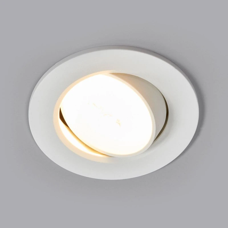 Arcchio Quentin Lámpara Empotrable LED Blanca Ø8,5cm