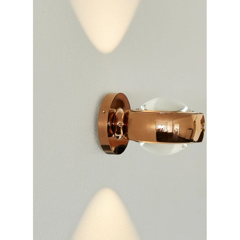 Loom Design Aplique de Pared Optic Glossy Rose Gold LED