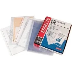 Esselte 46134 Funda Multitaladro Folio 80 Micras Piel Naranja