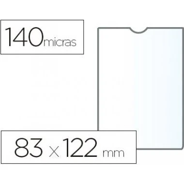 Esselte Portacarnet PVC 83x122 mm 140 Micras 100 Unidades
