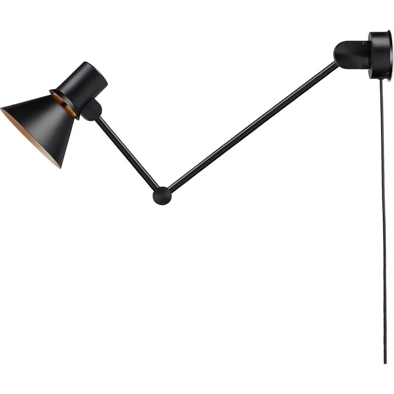 Anglepoise Type 80 W3 Aplique de Pared Negro Mate
