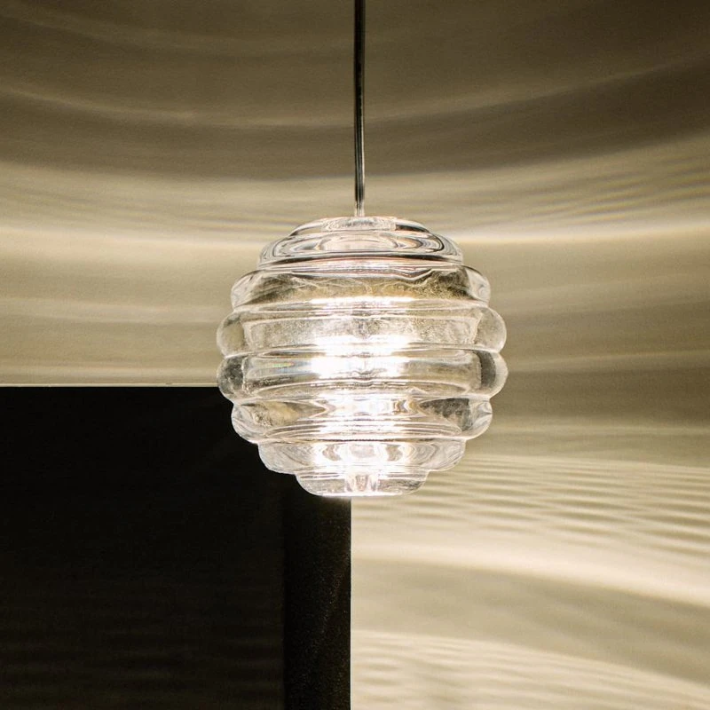 Tom Dixon Lámpara Colgante Press Mini Sphere Transparente