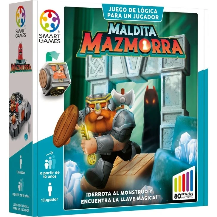 LUDILO Maldita Mazmorra - Juego de Mesa de Estrategia y Desafíos