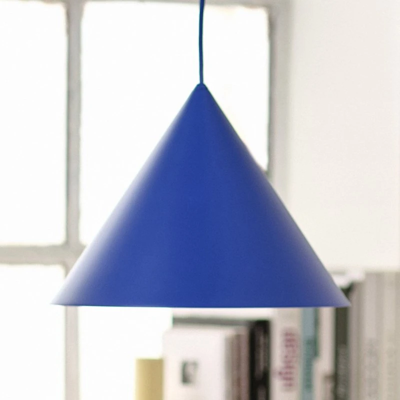 FRANDSEN Lámpara Colgante Benjamin Ø 30 cm Azul Mate