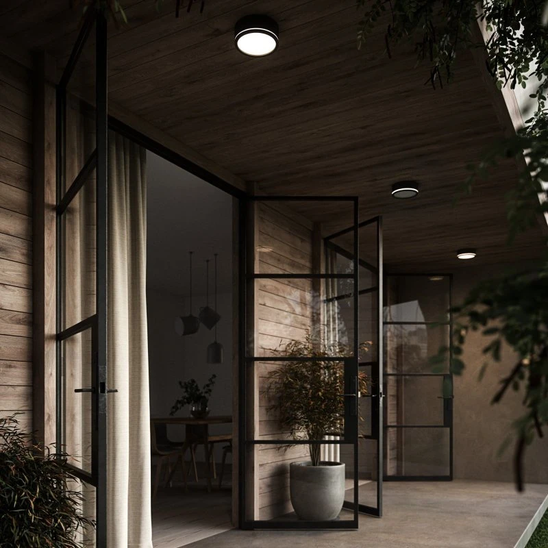Nordlux Aplique LED Ava Smart Negro - Exterior e Interior