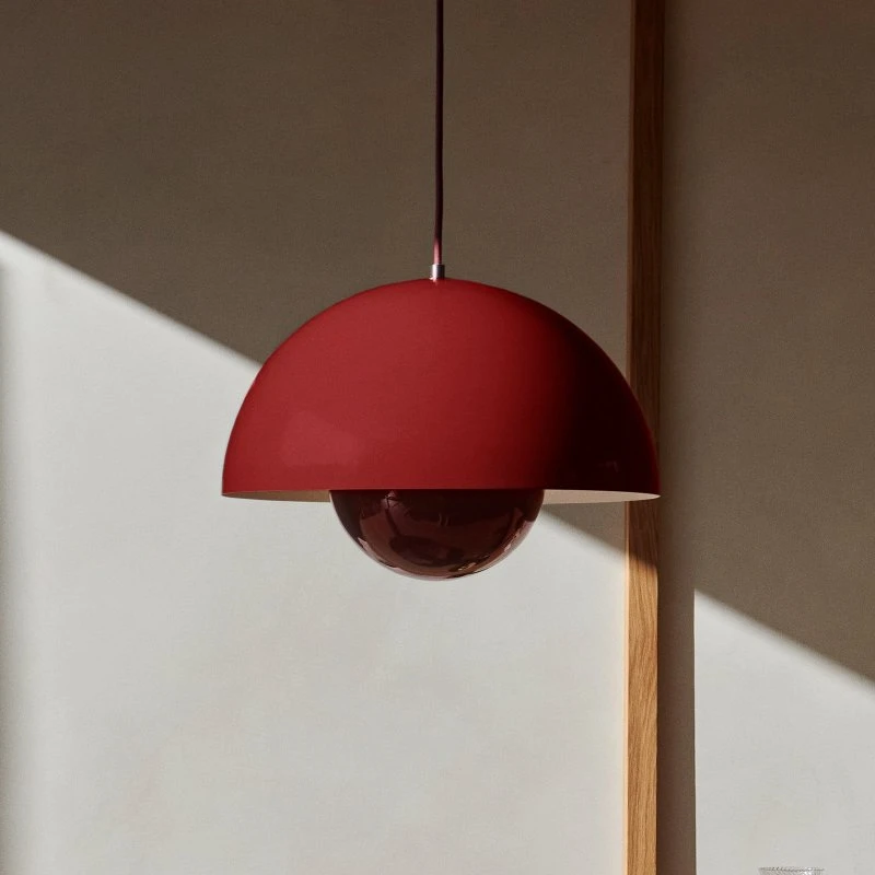 &Tradition Lámpara colgante Flowerpot VP7 Vermilion Red