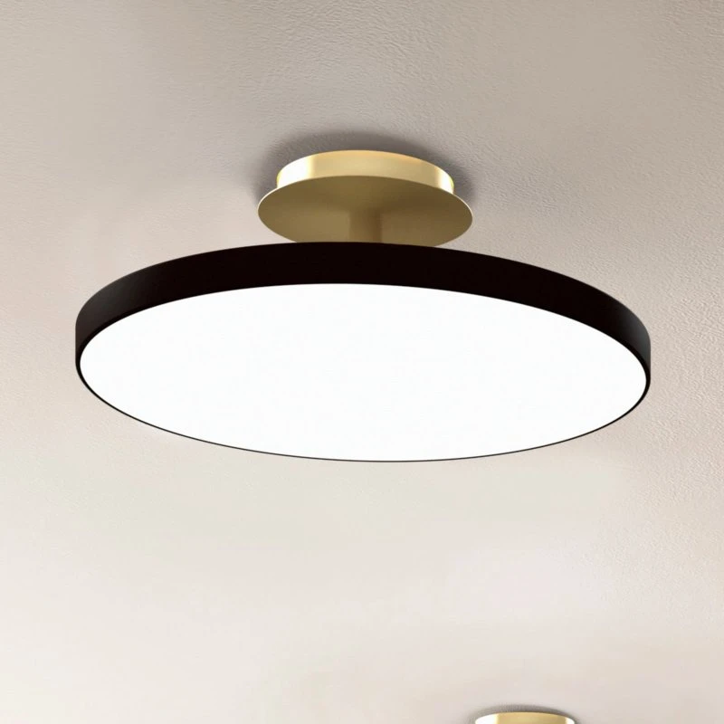 Lámpara LED de techo UMAGE Asteria UP PLUS, negra, Ø 43 cm, CCT