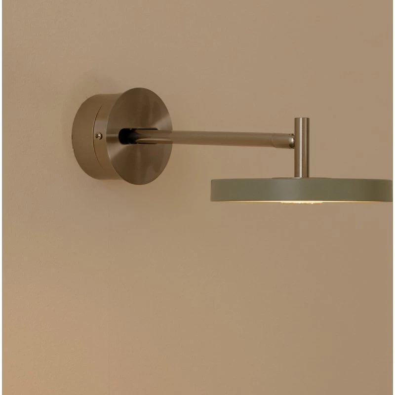 UMAGE Asteria Short Aplique de Pared LED Verde Oliva y Acero