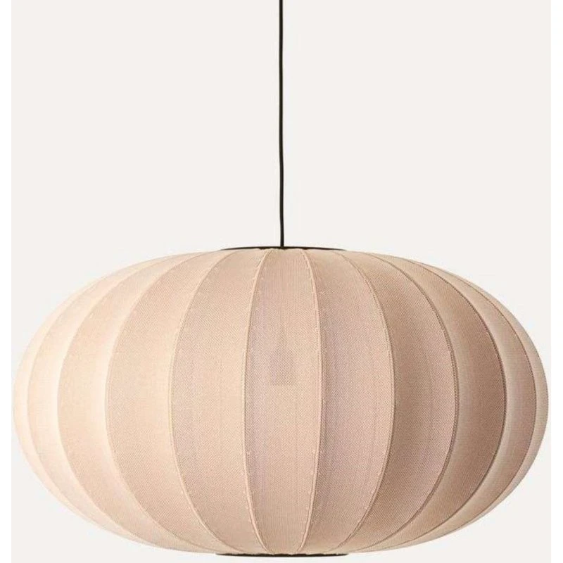 Made By Hand Knit-Wit 76 Lámpara Colgante Oval Sand Stone