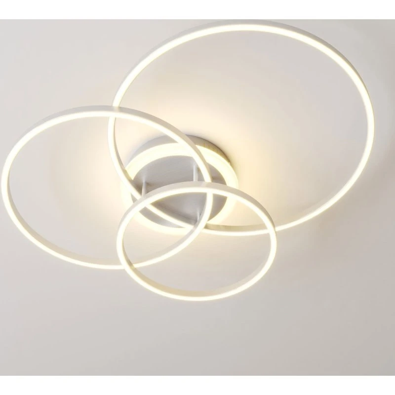 Lindby Smart Plafón LED Tula CCT con Control Remoto y App