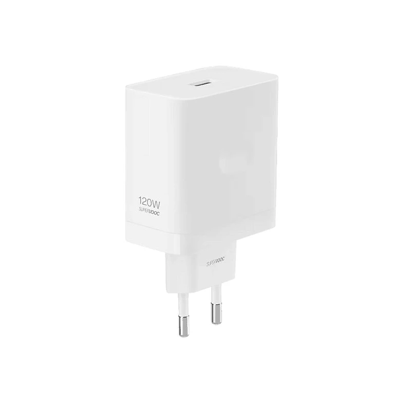 Cargador de pared Realme RMTC120W 120W SuperVOOC Blanco