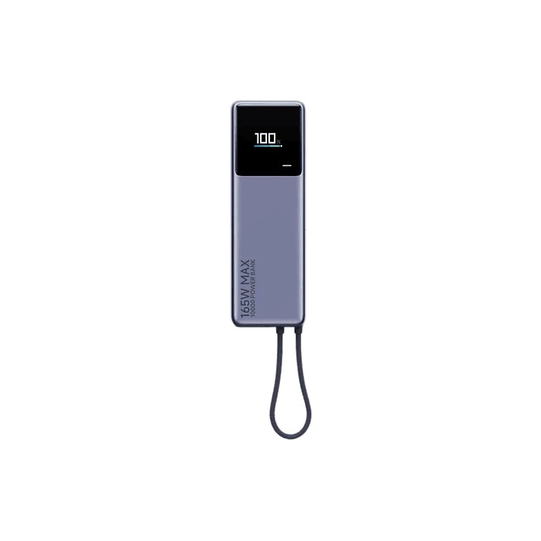 Xiaomi Powerbank 10000mAh 165W con Cable Integrado y Pantalla Color