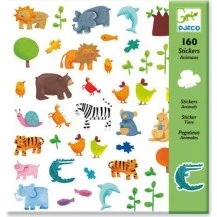 Djeco - Pegatinas Animales (160)