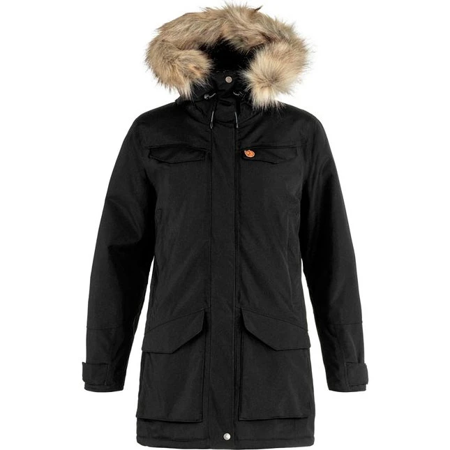 Fjällräven Nuuk Parka Mujer 550 Negro M