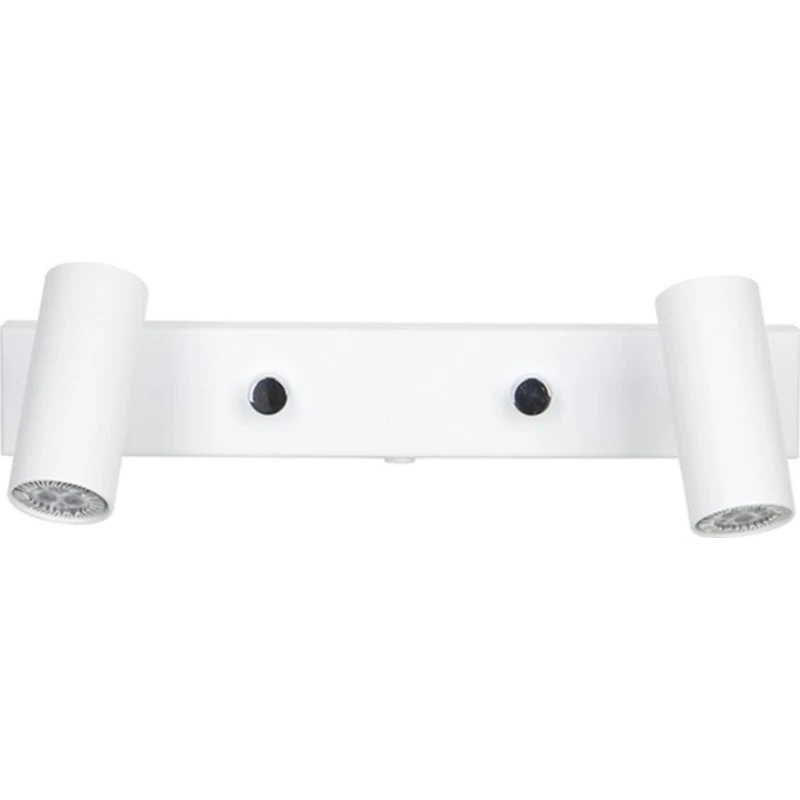 Belid Cato Aplique de Pared Doble Blanco Mate
