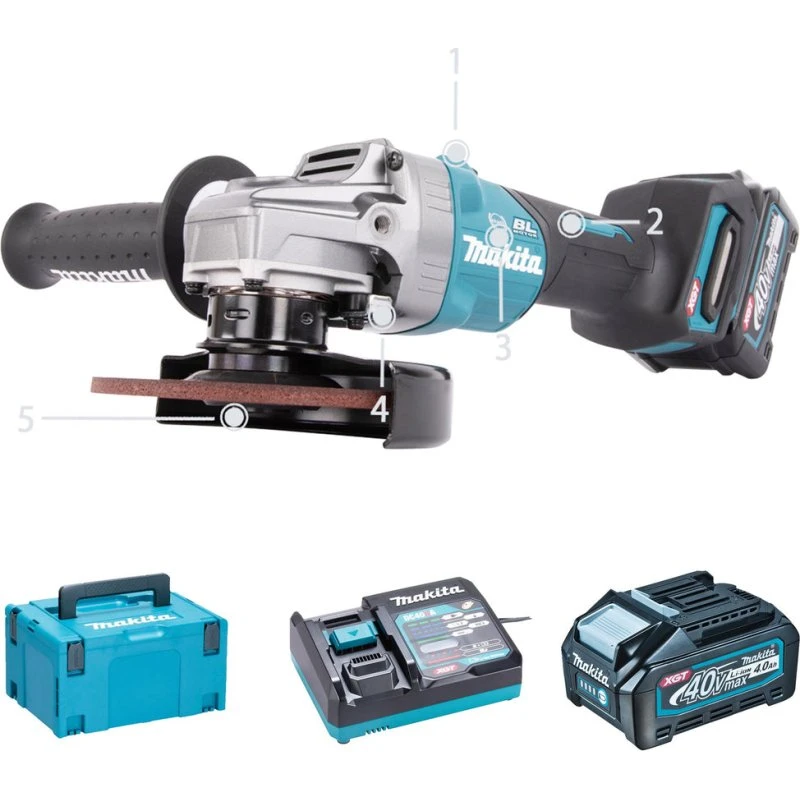 Makita GA023GM201 40V 125mm Brushless