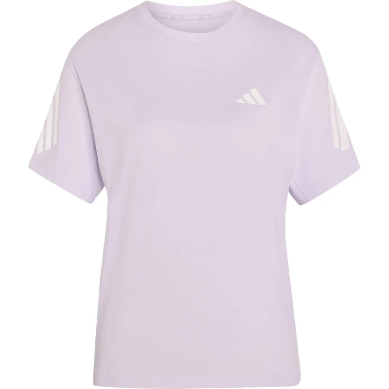 Camiseta de Running adidas Adi365 T W - Morado/Blanco