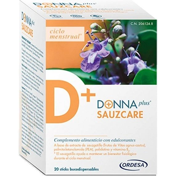 DONNA PLUS Sauzcare Complemento Bienestar Menstrual 20 Sticks