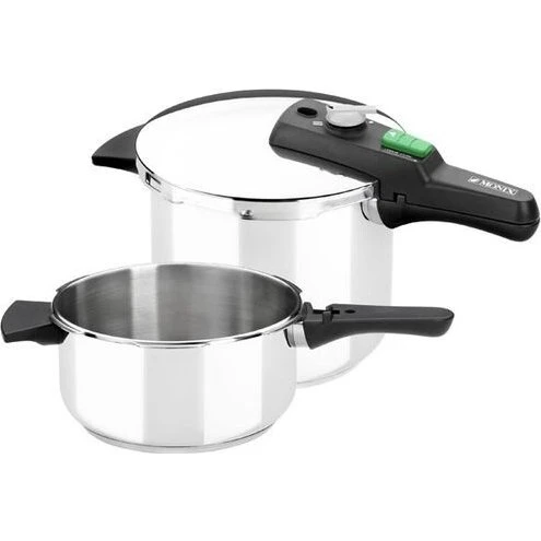 Olla de Presión Monix Duo Quick 6L + 4L - Acero Inoxidable