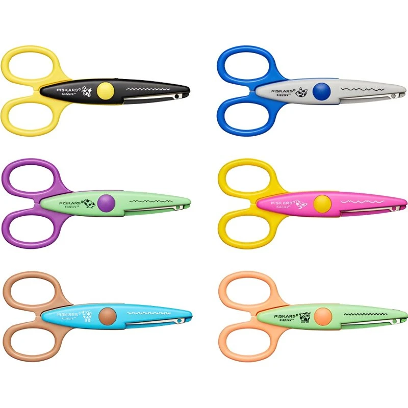 Fiskars Tijeras Zigzag Kidzors x6