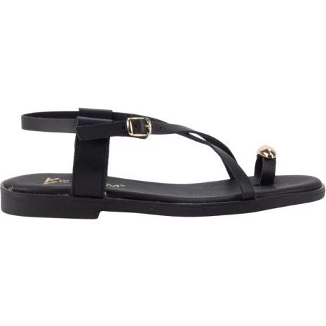 Keslem Sandalias Salome 36 de Piel con Tiras Finas