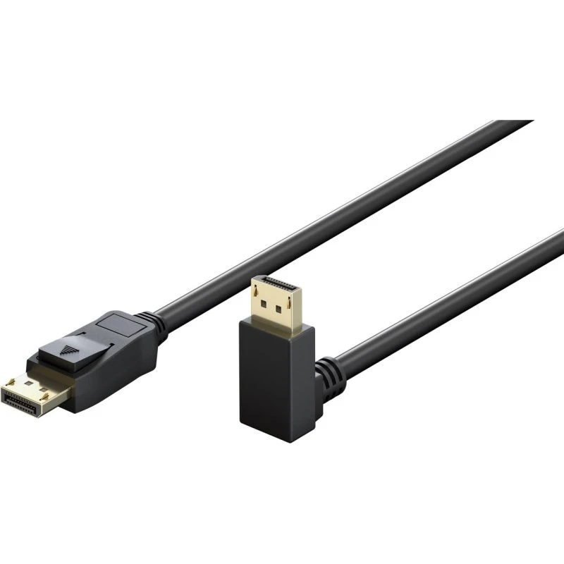 Goobay DisplayPort 2.1 3m 90° 8K 144Hz Negro