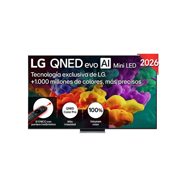 LG 86QNED86B6B Smart TV QNED Mini LED 86" 4K 144Hz α8 AI Gen3