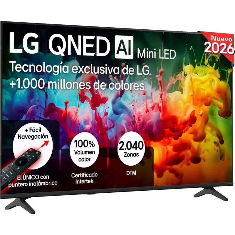 LG 55QNED70B6C Smart TV QNED MiniLED 55" 4K α7 AI Gen9 Negro