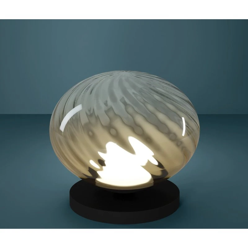 Stars of Light Pantoja Lámpara de Mesa LED Negro/Ámbar, 24 cm, CCT