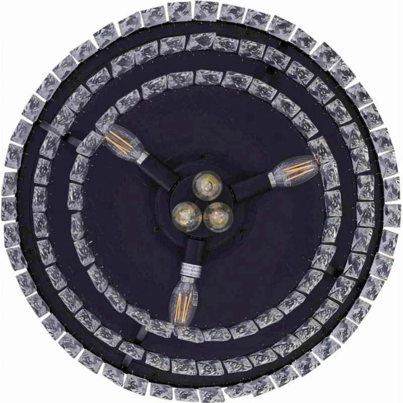 Beacon Lighting Ventilador de Techo Fanaway Veil Negro con Luz