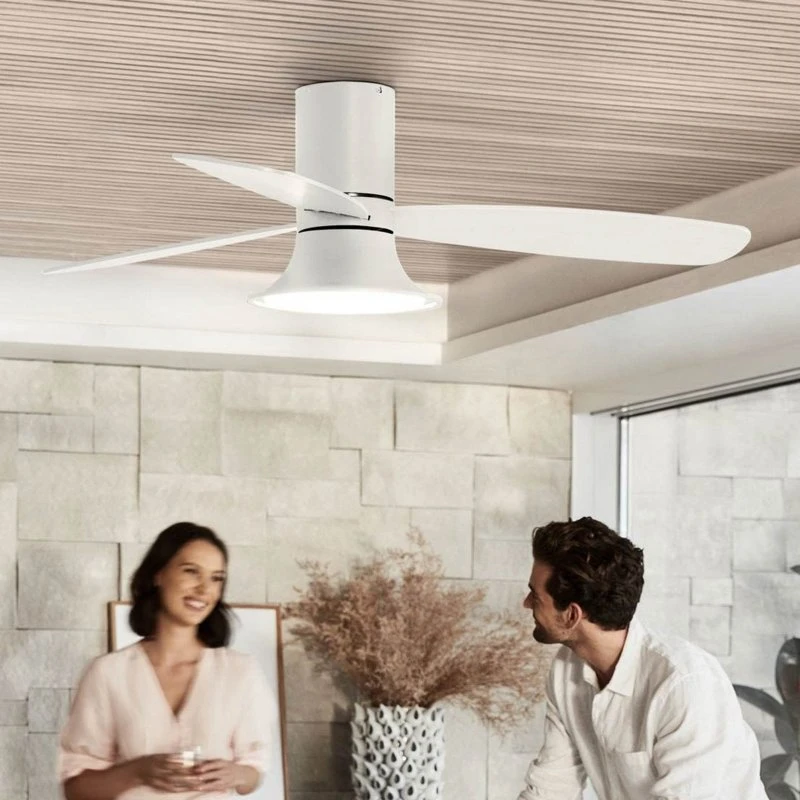 Beacon Lighting Ventilador de Techo Flusso Blanco Ø 132 cm