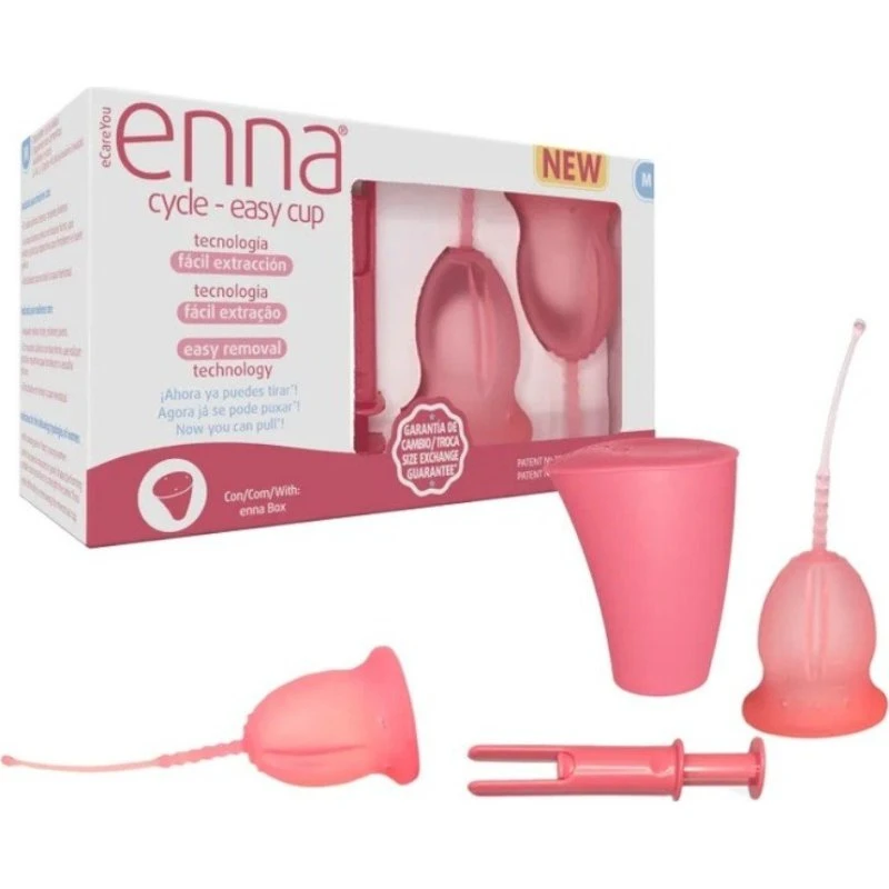 ENNA Cycle Copa Menstrual Easy Cup Talla M con Aplicador