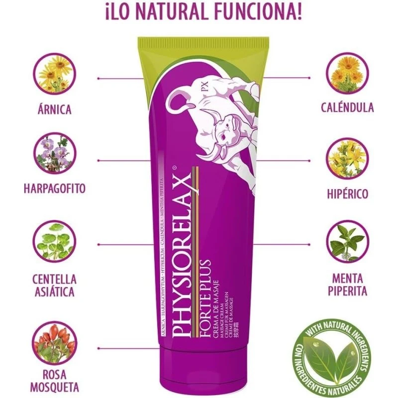 Physiorelax Forte Plus Crema de Masaje Deportivo 75ml